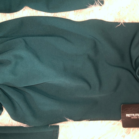 Emerald green Pretty Little Thing jumpsuit - Picture 4 of 4